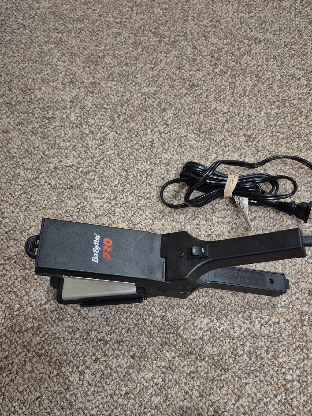 BaBylissPRO Black Hair Styling Iron Hair Straightener 2.25 Plates
